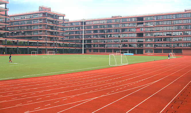 EPDM案例丨红色点激情,新疆大学博达校区